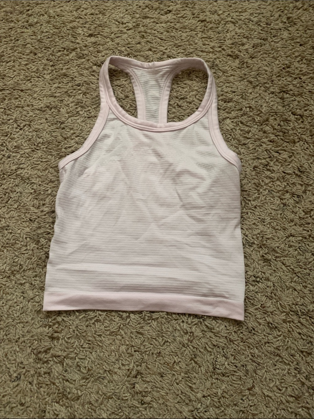 lululemon athletica Pale Pink Racerback Tank